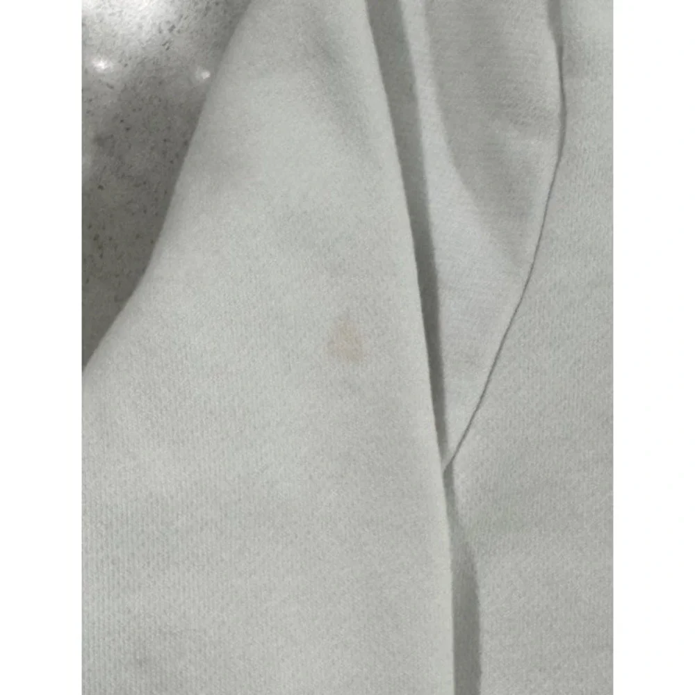 Nike Sportswear Hoodie Mens Small White Fleece Athleisure Swoosh Logo Sweatshirt